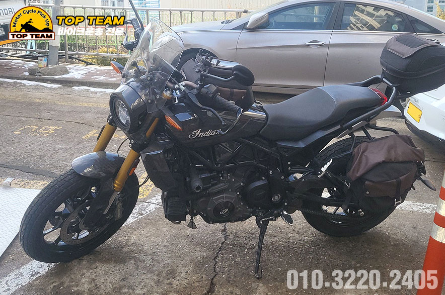 성남에서 과천센터 인디언 FTR1200s 바이크탁송 후기