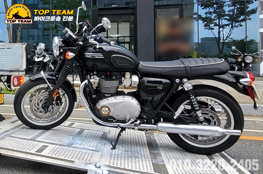 트라이엄프 본네빌 T120 충남 서산으로 서비스 점검 바이크운송 후기