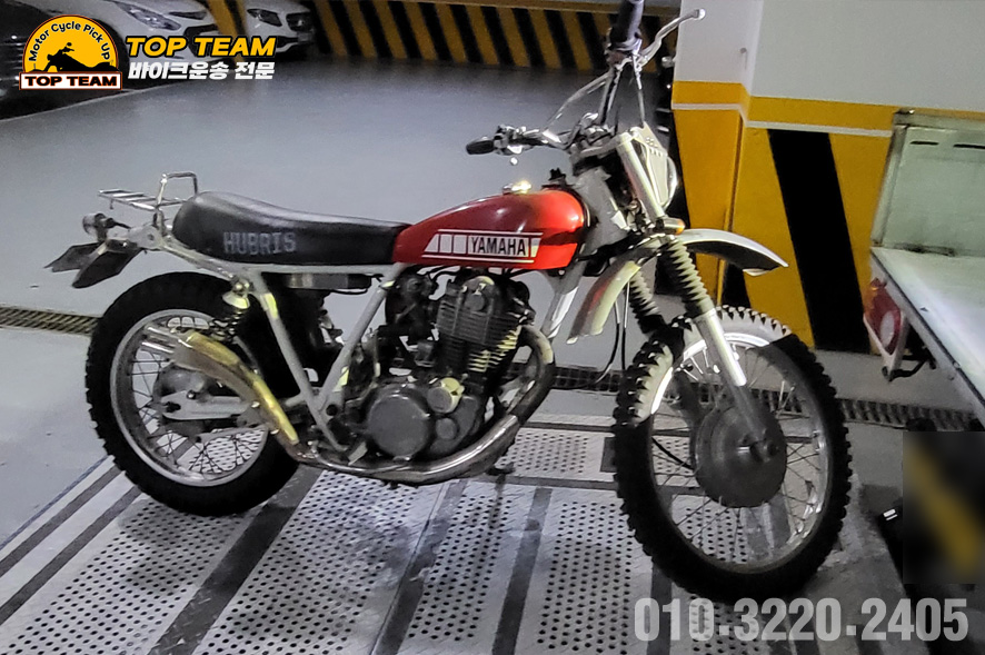 야마하 SR400 중고거래 바이크 탁송 현장을 다녀왔어요